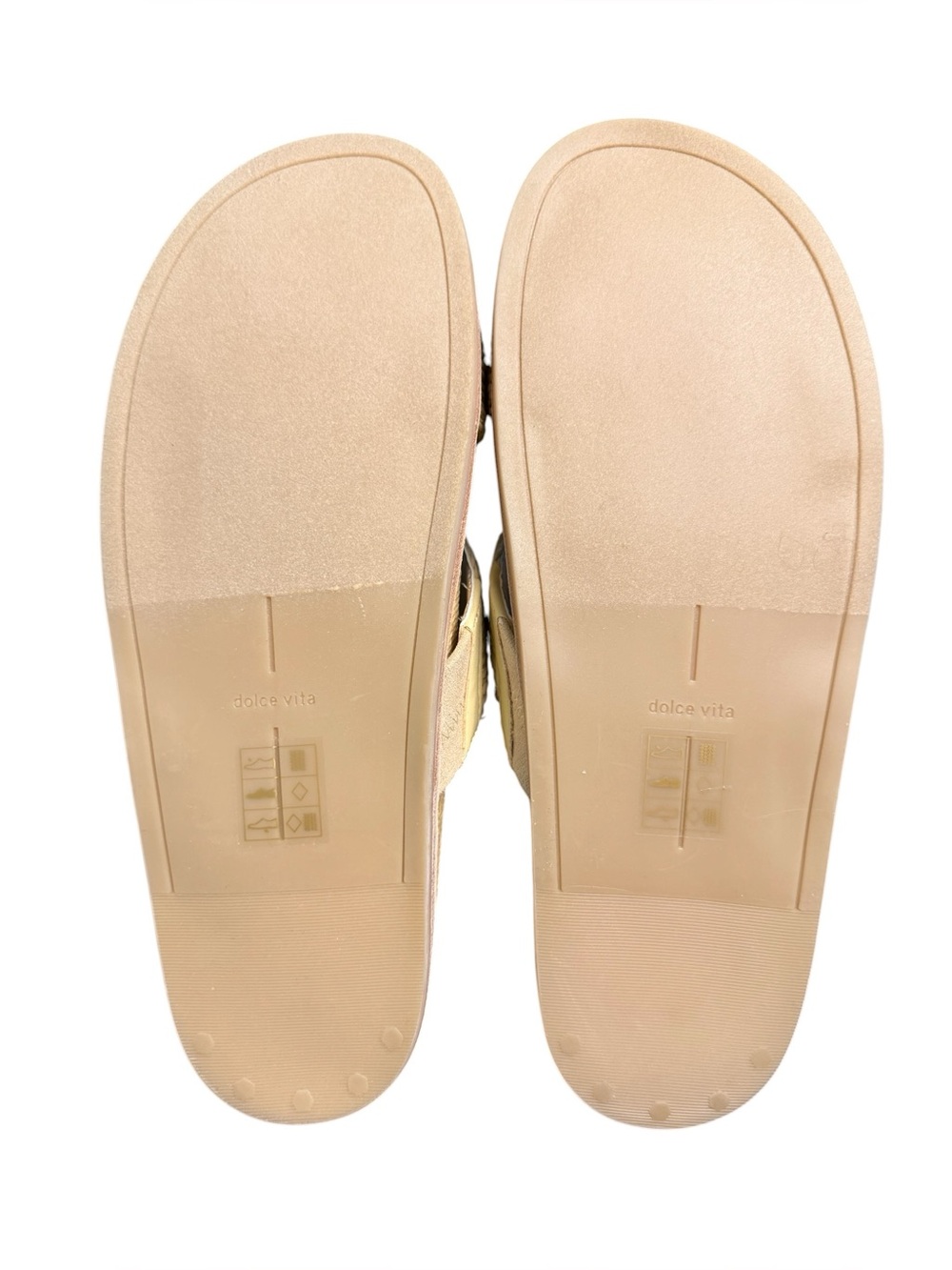 DOLCE VITA SELDA LT NATURAL RAFFIA SANDALS Size 8 - Picture 6 of 8